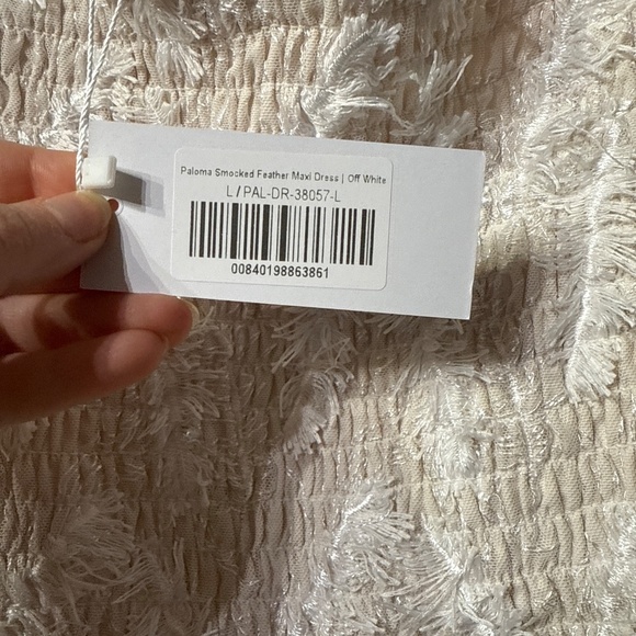 Baltic Born Paloma Smocked Feather Maxi Dress - Picture 2 of 5